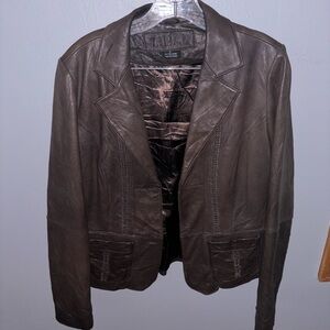 Brown Leather Jacket